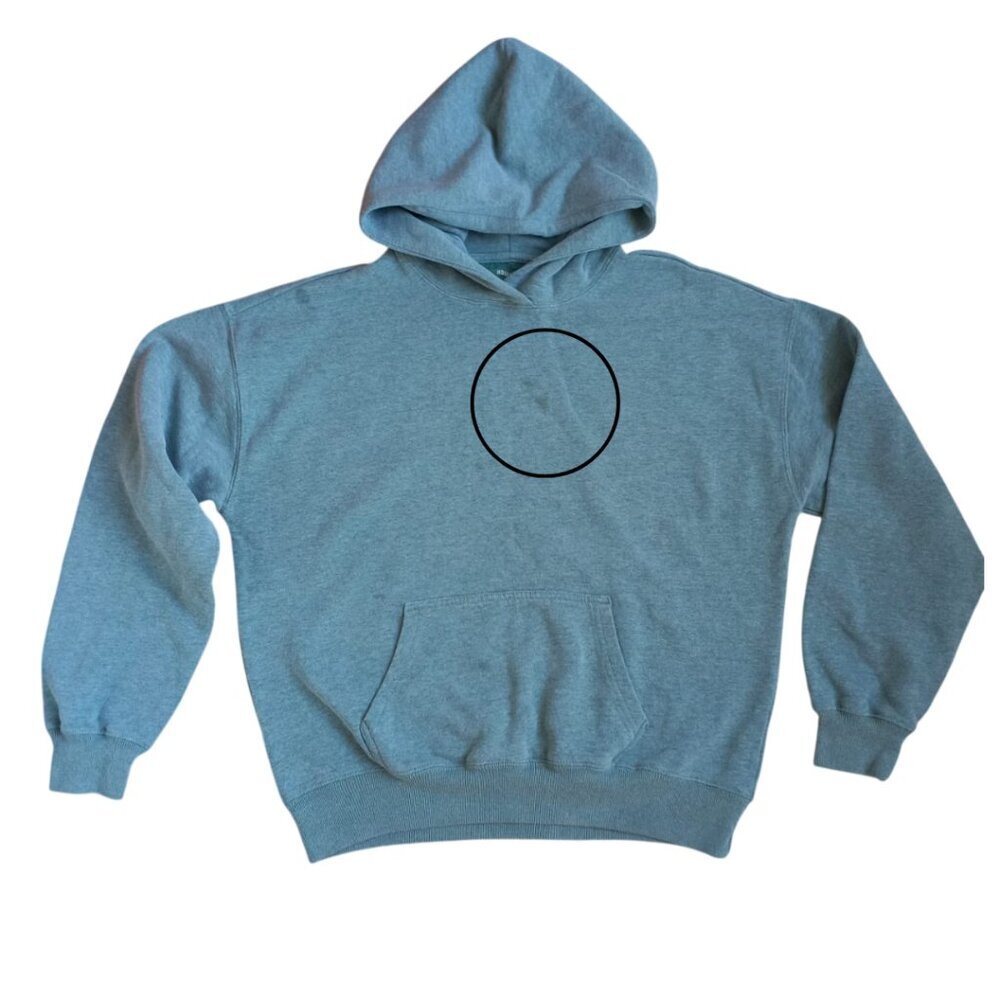 Hollister Teal Pullover Hoodie XS Unisex Classic Fleece Sweatshirt - Picture 8 of 9